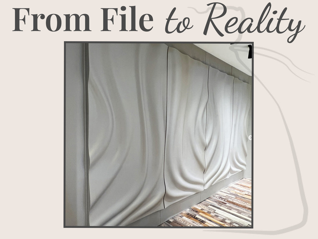 WP10 CNC files used for wardrobe door fronts. White painted finish, large-scale installation