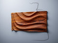 WP10 3D wave wall panel side view showing full wave pattern
