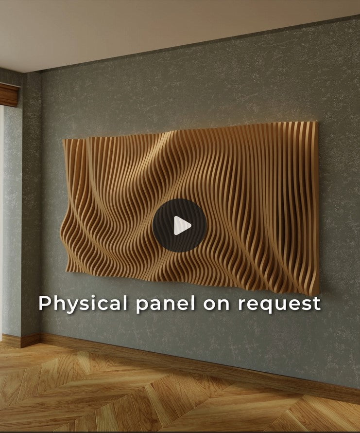 Parametric wall art CNC design for routers & lasers • PP9